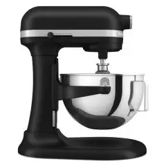 BATTEUR MÉLANGEUR PLANÉTAIRE KITCHENAID - Mod K55BM Heavy Duty Noir - Structure en métal - 1 bol lt 5,2 - Puissance 375 W - Alimentation monophasée 220-240V - Dimensions cm L 28,7 x P 37,1 x H 41,9