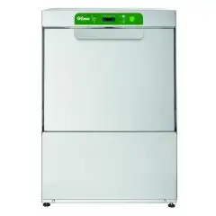LAVE-VERRES ÉLECTRONIQUE EN ACIER INOX AISI 304 - Mod LABI 40N - PASSAGE UTILE HAUTEUR MAXIMUM 30 cm - PANIER CARRÉ 40 x 40 cm - CYCLE DE 9", 90", 120", 180" - DOSEUR DE LIQUIDE DE RINÇAGE - DIMENSIONS 45,5 x 55 x 70 cm