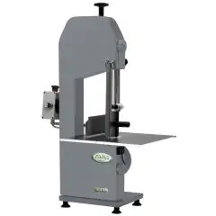 SCIE À OS À RUBAN - MOD. SEOSV18M- STRUCTURE EN MÉTAL POLI - HAUTEUR COUPE 32 cm - Alimentation V 230/50Hz MONOPHASE  - PUISSANCE Kw 0,75 (1,0 Hp) - DIM.  42 x 53 x h 91 cm - NORME CE