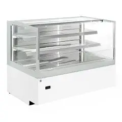 Écran mural réfrigéré - Mod LILIUM GRAB&GO SELF H 1155 - Refroidissement ventilé - Température +2°C à +6°C (étagère d'exposition) et +4°C à +8°C (sur les étagères)