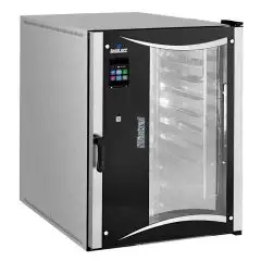 FOUR ÉLECTRIQUE À CONVECTION ET VAPEUR ÉQUIPÉ DE PANNEAU TOUCH SCREEN AVEC ICÔNES - Cod. MISTRAL 10T M14 VISION - CONVIENT POUR BOULANGERIE ET PÂTISSERIE - VENTILÉ- Capacité four PLAQUES n. 10 40x80 ou 46x76 cm - Puissance kW 21 -Voltage400 V 50/60 Hz TRI