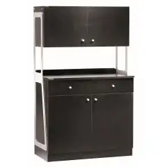 Meuble de service de salle - Mod ML3212SSP - Structure  mélamine - N 2 portes - N 2 tiroirs - N 2 placards - Dimensions cm L 92 x P 48 x h 153