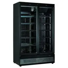 Présentoir réfrigéré pour boissons d'une capacité de 1000 litres et température de 0 à +10 °C Klimaitalia OT126VP2B