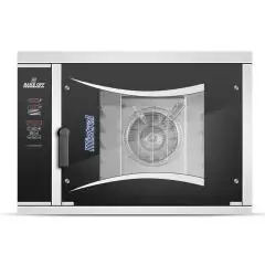FOUR Â GAZ À CONVECTION ET VAPEUR AVEC COMMANDES TOUCH SCREEN - Cod. MISTRAL 6TTR M14 - CONVIENT POUR BOULANGERIE ET PÂTISSERIE - VENTILÉ- Capacité four PLAQUES n. 6   60x40 ou 66x46 cm- Puissance kcal/h 8.600 - LAVAGE AUTOMATIQUE- Dim.100 x 99 x h 69,5 c