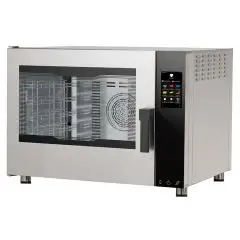 Four électrique combiné à convection et vapeur pour la gastronomie, la boulangerie et la pâtisserie 5 plaques Allforfood NMTE5