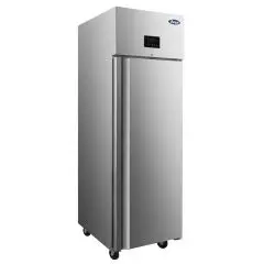 ARMOIRE RÉFRIGÉRÉE EN ACIER INOX - Mod PBF40RS - CLASSE ÉNERGÉTIQUE A - FROID VENTILÉ - GASTRONORM 2/1 (65x53 cm) - CAPACITÉ 552 L - 1 PORTE - TEMPÉRATURE -2°/+8°C - Dim L 71,4 x P 83 x h 206,5 cm