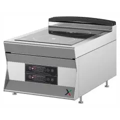 PLAN DE CUISSON ÉLECTRIQUE - Mod 7ULEF1 - N 2 plaques à induction - Dimensions L 40 x P 70 x H 28 cm