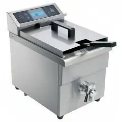 FRITEUSE ÉLECTRIQUE AVEC ROBINET - Mod MAREA 8T - Capacité cuve 3 LT d'huile - Alimentation Monophasé