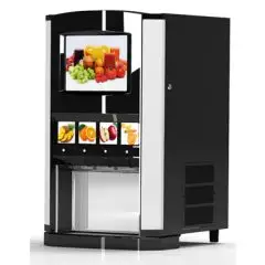 DISTRIBUTEUR DE BOISSONS FROIDES - MOD. 4 JUICES - AVEC PANNEAU D'ÉCLAIRAGE - 4 PARFUMS - CAPACITÉ 4x4 L - Dim. L 47,5 x P 59,8 x h 82,8 cm - NORME CE