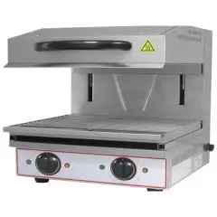 SALAMANDRE - Mod. SA 600 - Plan de cuisson 59x32 cm - 2 termostati separati - Puissance kW 4 - Alimentation monophasé - Dim.60 x 52 x h 53 cm - Norme CE