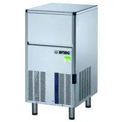MACHINE À GLAÇONS CREUX - Mod SDH 64 - CAPACITÉ DU RÉSERVOIR kg 20 - PRODUCTION AVEC MOTEUR À AIR JUSQU'À kg 62/24 h - PRODUCTION AVEC MOTEUR À EAU JUSQU'À kg 60/24 h - Dimensions cm L 48,6 x P 57,5 x 81,6/90,8 H