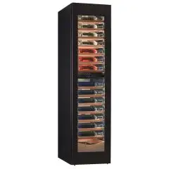 Vitrine réfrigéré pour vin avec capacité Lt 385 et température +2° / +12 ° C / +12° / +20 ° C Klimaitalia UY 105 2VD
