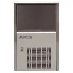 MACHINE À GLAÇONS PLEINS AVEC SYSTÈME À ASPERSION - Cod. SS 25 - TYPE DE GLAÇON S - GLAÇON 14 g - PRODUCTION AVEC MOTEUR À AIR JUSQU’À 22 kg/24h -  PRODUCTION AVEC MOTEUR À EAU JUSQU’À 24 kg/24h - Dim. L 35 x P 47,5 x H 59 cm - Norme CE