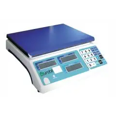 BALANCE BASSE - MOD. STELLA BASSA - CAPACITÉ MAXIMALE Kg 6 - DIM. Cm L 30 x P 34 x h 11 - NORME CE