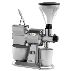 MOULIN À CAFÉ MOULIN À POIVRE ET RÂPE - MOD. MCMPGR CGT - PRODUCTION HORAIRE CAFE'/FROMAGE 10/50 Kg - Alimentation V 400/50-60Hz TRIPHASE - PUISSANCE Kw 0,75 (0,1 Hp) - DIM. 26 x 50 x h65 - NORME CE