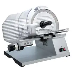 TRANCHEUSE À GRAVITE'  mod. TOP 300 - Norme CE - RoHS - Lame Ø 300 en acier chromé antiadhésive avec rainures spéciale - Coupe utile mm  260 x 205 - Aiguiseur fixe