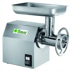 HACHOIR PROFESSIONNEL À VIANDE 22/C - (Groupe broyage extractible) - Groupe broyage acier inox - Puissance hp 1,5 - 1100W 230V Monophasé - Production horaire Kg/h 150-250 - Norme CE