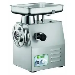 HACHOIR PROFESSIONNEL À VIANDE 22 RGE (groupe broyage extractible) - Groupe de broyage en aluminium - Puissance de 1,5 chevaux - 1100 W 230/400 V Triphasé - Production horaire de 200 à 300 kg/h
