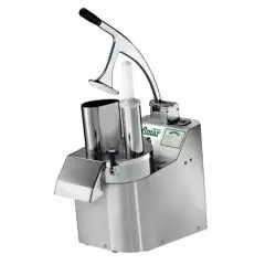 ÉPLUCHEUSE À LÉGUMES ET COUPE MOZZARELLA - Mod TV3000 N TRF - Structure en acier inoxydable AISI 430 - 5 disques inclus - Alimentation triphasée 230-400V/3/50Hz - Puissance 370 W - Dimensions cm L 22 x P 61 x H 52