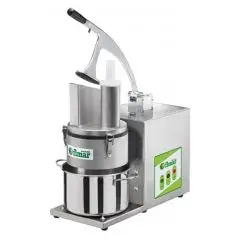 COUPE-LÉGUMES - Mod TV4000 MN - Structure en acier inoxydable AISI 304 - 5 disques inclus - Alimentation monophasée 230V/1/50Hz - Puissance 370 W - Dimensions cm L 28 x P 63 x H 55