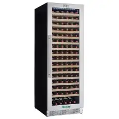 VITRINE RÉFRIGÉRÉE POUR VIN - MOD. G-VI180S - VENTILÉE - TEMPÉRATURE +5°/+18°C - N. 1 PORTE EN VERRE - STRUCTURE EN TÔLE NOIRE PEINTE - CAPACITÉ BRUTE de 388 L - PUISSANCE de 160 W - ALIMENTATION 220-240V/1/50Hz - DIMENSIONS cm L 71 x P 59,5 x 172 H