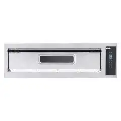 FOUR ÉLECTRIQUE NUMÉRIQUE À PIZZA - Mod. BASIC XL9/D - N. 1chambre   - Plan de cuisson en briques réfractaires -Dim. de la chambre  108 x  108 x h14 cm - N. Pizzas 9 (Ø cm 35) - Puissance 13,2 - Norme CE