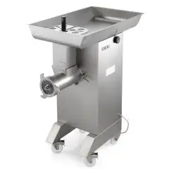 HACHOIR PROFESSIONNEL À VIANDE DE COMPTOIR INDUSTREL - MOD. TC 42 GO VERT HP 7 IT - Avec protection de  surintensité - Production horaire  Kg/h 1200/1300 - Alimentation TRIPHASÉ  230-400/50/3 - Norme CE