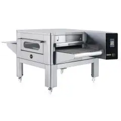 FOUR À TUNNEL ÉLECTRIQUE POUR PIZZA - Mod. C/65 - Modulaire et empilable - En acier inoxydable - Dimensions de la chambre L 65 x P 100 x H 10 cm - Puissance 18,4 kW