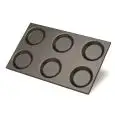 PLAQUE EN ALUMINIUM POUR OMELETTE GASTRONORM 1/1 - 530x325 mm