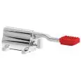 ROBINET POUR ÉVIER ET LAVE MAINS À PÉDALE - Mod 00875003 - Levier de commande rouge pour eau chaude