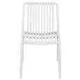 Sedia - couleur blanc - Structure en polypropylène - Modèle 073-ZL76-W-FRO