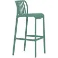 Sgabello - couleur Verde - Structure en polypropylène - Modèle 076-ZL78-lv