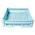 BASE DE PANIER AVEC BORD RELÈVÉ  POUR LAVAGE MIXTE - MOD. 100104 - DIM. PANIER 50 x  50 x h 12 cm - NORME CE