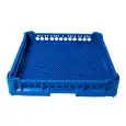 BASE DE PANIER AVEC OUVERTURE ÉTROITE POUR LAVAGE MIXTE - MOD. 100150 - DIM. PANIER 50 x  50 x h 6,5  cm- NORME CE
