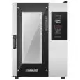 FOUR Â GAZ COMBINÉ À CONVECTION ET VAPEUR AVEC CONTRÔLE NUMÉRIQUE - Cod. GOURMET 1011G - CONVIENT POUR GAZTRONOMIE - Capacité plaques n. 10 GN 1/1 (cm 32,5x53) - Puissance kW 15 -Voltage230 V 50/60 Hz MONOPHASE - Température max °C 270 - Brûleur turbo cat