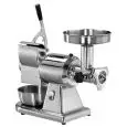 Combinaison hachoir à viande et Râpe 12/T - Groupe broyage aluminium - Monophasé - Production horaire hachoir à viande Kg/h/h 100-160 - Production horaire Râpe Kg/h 40 - Norme CE
