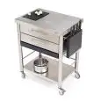 CUISINE CALLEY - mod. 687702 Auxilium - acier inoxydable avec n 2 tiroirs