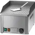 PLANCHA ÉLECTRIQUE DE COMPTOIR- Mod. FRY1/R -  SURFACE nervurée - PUISSANCE 3 kW - Plan de cuisson cm 32,5x48 - Alimentation Monophasé - Norme CE