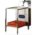 TABLE POUR LAVE-VAISSELLE A CAPOTE SERIE S - MOD. 06/A - DROITE - GAUCHE - FRONTAL - Dimensions cm 64,4x57,4x85