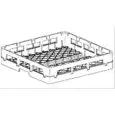 PANIER ASSIETTES 18 PLACES POLYPROPYLENE - Dimensions cm 50x50x11