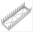 SUPPORT 12 SOUCOUPES POLYPROPYLENE - Dimensions cm 32x10x10