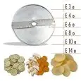 DISQUES COUPELÉGUMES - Mod. EO -pour modèle chef - pour tranche ONDULÉ