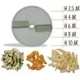 DISQUES COUPELÉGUMES - Mod. H -pour modèle chef - pour trancher à ALLUMETTES