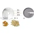 DISQUES COUPELÉGUMES - Mod. B -pour modèle chef  - pour  BÂTONETTES- à utiliser avec disque mod. E