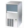 MACHINE À GLAÇONS CREUX - SYSTÈME À PELLE  - Cod. LGU120 -TYPE GLAÇON  gr 20 - PRODUCTION JUSQU'À  kg 45/24 h - Dim. cm L 49,5 x P 58 x H 79,7 - Norme CE