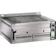 GRILLE À PIERRE DE LAVE B - Prévue pour méthane - Mod. B 80 - Grille de cuisson en fonte émaillée opaque - Puissance 17 kW - Alimentation MÉTHANE-GPL - Dim. cm 81x70x38h - Norme CE