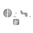 DISQUES COUPELÉGUMES Mod. MDG -pour modèle chef  Magnum TV 330 - P our COUpour EN CUBES - à utiliser avec couteau mod. MC
