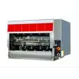 RÔTISSOIRE PLANETAIRE A GAZ - MOD. BETA108/P - Capacité n. 108 poulets - N. 2 moteurs - N. 12+6 broches de cm 91 - Puissance thermique: 32 kw - Branchement: monophasé - Consommation: 1,89 Kg/h GAZ GPL - Dimensions : cm 122 x 98 x 98 h - Norme CE