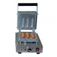 MACHINE À CRÊPES SUR BÂTONNETS - MOD. PIASTRA CS1 - 1 PLAQUE EN ALUMINIUM TRAITÉ AU TITANE - ALIMENTATION 230V /50Hz MONOPHASÉE - PUISSANCE 1500 W - DIM. L 25 X P 37 X h 19 cm - NORME CE