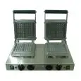 GAUFRIER PROFESSIONNEL - MOD. PIASTRA WQ2 - PLAQUE EN ALLIAGE ALUMINIUM ET TITANE - 2 PLAQUES POUR GAUFRES CARRÉES - ALIMENTATION 230V /50Hz MONOPHASÉE - PUISSANCE 3000 W - DIM. L 56 X P 41 X h 23 cm - NORME CE